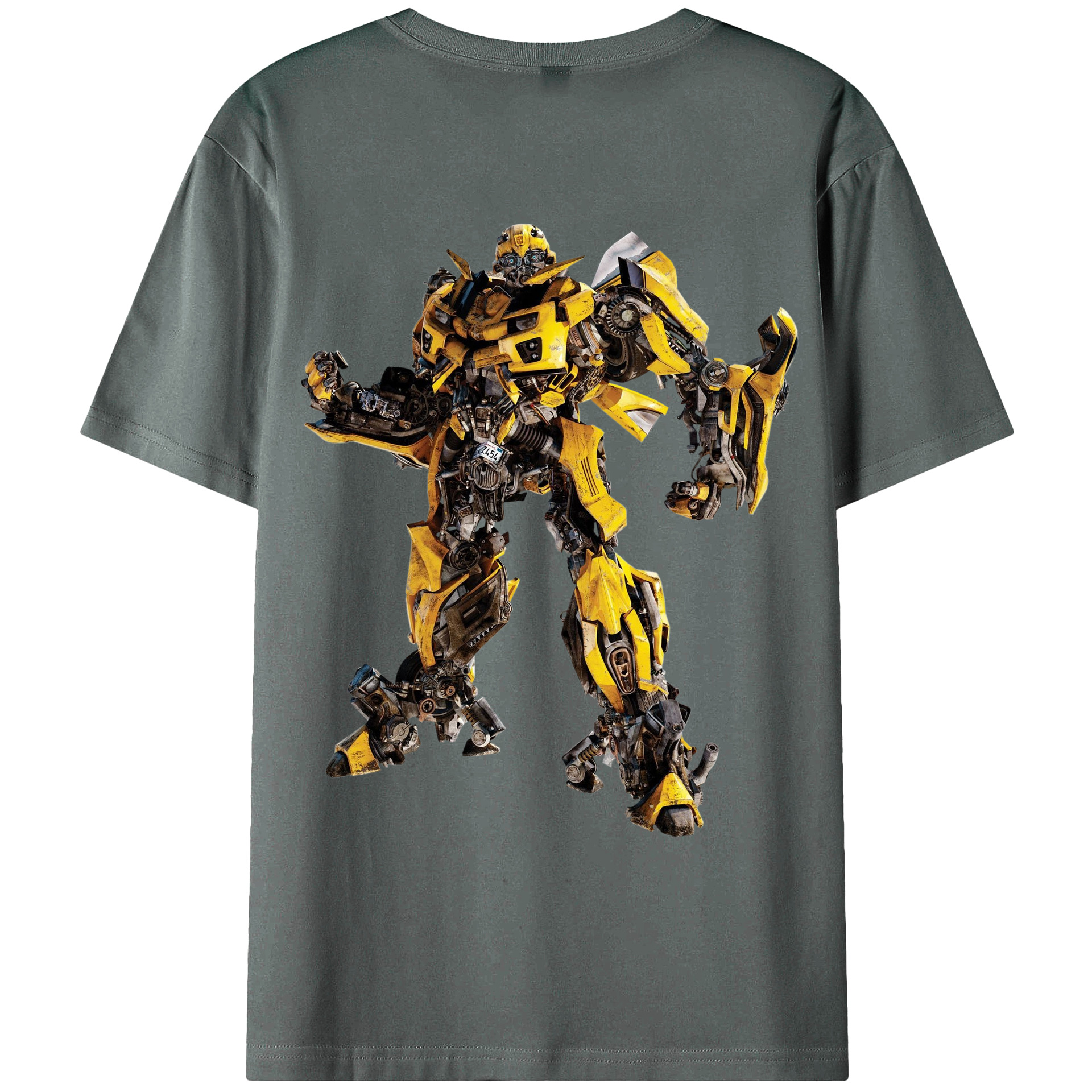 （画像用）  綿100％ メンズ半袖Tシャツ（バックプリント） 通気性